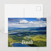 Schilderachtig meren van Denali Briefkaart (Voorkant / Achterkant)