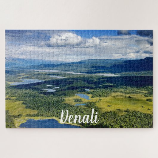 Schilderachtig meren van Denali Legpuzzel (Horizontaal)