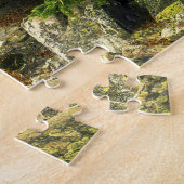 Schilderachtig met sneeuwgemak afgemeste bergen Na Legpuzzel (Zijkant)