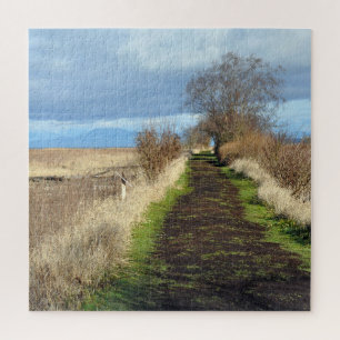 Schilderachtig moerasspoor legpuzzel
