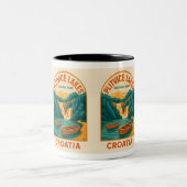 Schilderachtig Mok van de Plitvicemeren in Kroatië (Center)