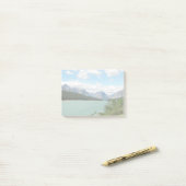 Schilderachtig Montana Bergen en Lake Landscape Post-it® Notes (Op bureau)