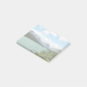 Schilderachtig Montana Bergen en Lake Landscape Post-it® Notes (Schuin)
