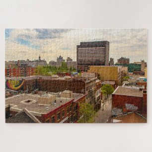 Schilderachtig Montreal-daken uitzicht, Quebec, Ca Legpuzzel