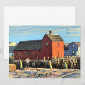 Schilderachtig Motif #1 Rockport Vist Shack (Voorkant / Achterkant)