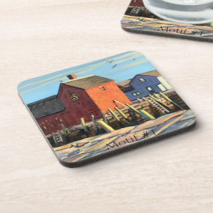 Schilderachtig Motif #1 Rockport Vist Shack Bier Onderzetter
