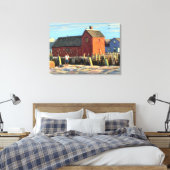 Schilderachtig Motif #1 Rockport Vist Shack Canvas Afdruk (Insitu (Slaapkamer))