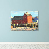 Schilderachtig Motif #1 Rockport Vist Shack Canvas Afdruk (Insitu (Houten vloer))
