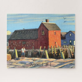 Schilderachtig Motif #1 Rockport Vist Shack Legpuzzel