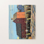 Schilderachtig Motif #1 Rockport Vist Shack Legpuzzel (Verticaal)