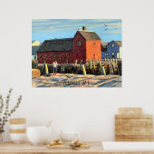 Schilderachtig Motif #1 Rockport Vist Shack Poster (Keuken)
