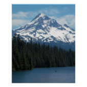 Schilderachtig Mount Hood en Lake Landscape Perfect Poster (Voorkant)