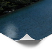 Schilderachtig Mount Hood en Lake Landscape Perfect Poster (Hoek)