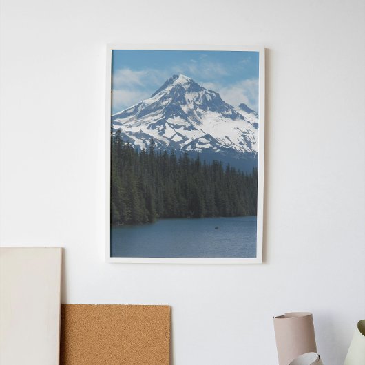 Schilderachtig Mount Hood en Lake Landscape Perfect Poster