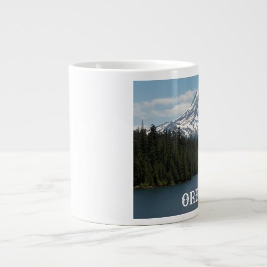 Schilderachtig Mount Hood Oregon Landscape Grote Koffiekop (Voorkant)