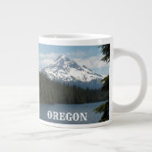 Schilderachtig Mount Hood Oregon Landscape Grote Koffiekop (Rechts)