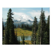 Schilderachtig Mount Rainier Landscape Foto Afdruk (Voorkant)
