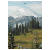 Schilderachtig Mount Rainier Landscape Klembord (Achterkant)