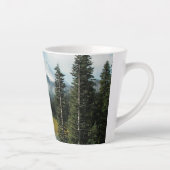 Schilderachtig Mount Rainier Landscape Latte Mok (Rechts)