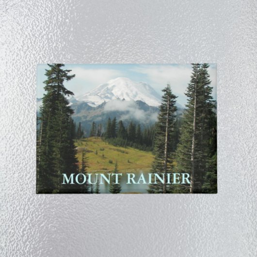 Schilderachtig Mount Rainier Landscape Magneet