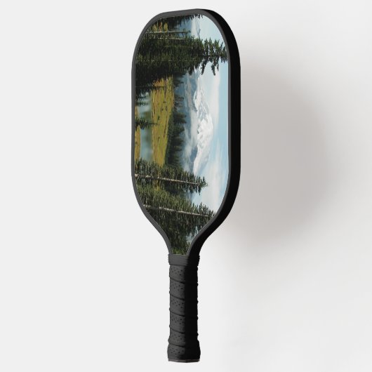 Schilderachtig Mount Rainier Landscape Pickleball Paddle (Links)