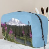 Schilderachtig Mount Rainier Wildflower Landscape Toilettasje