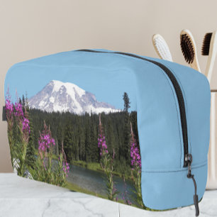 Schilderachtig Mount Rainier Wildflower Landscape Toilettasje
