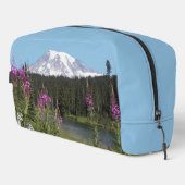 Schilderachtig Mount Rainier Wildflower Landscape Toilettasje (Rechterhoek)