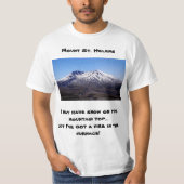 Schilderachtig Mt. St. Helens T-shirt met grappig  (Voorkant)