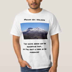Schilderachtig Mt. St. Helens T-shirt met grappig 