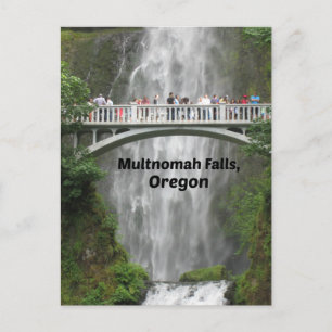 Schilderachtig Multnomah-Herfsten in Oregon Briefkaart
