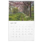 schilderachtig muur 2025 kalender (Mar 2027)