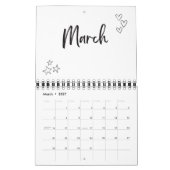 schilderachtig muur 2025 kalender (Mar 2027)
