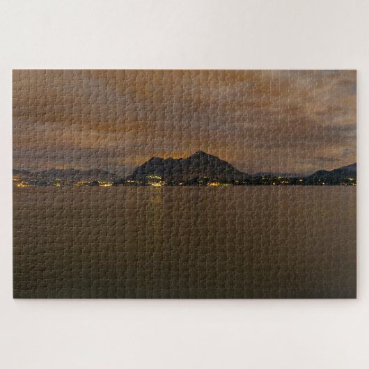 Schilderachtig nachtlandschap in het Italiaanse me Legpuzzel (Horizontaal)