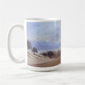 schilderachtig najaar landschap afbeelding origine koffiemok (Links)