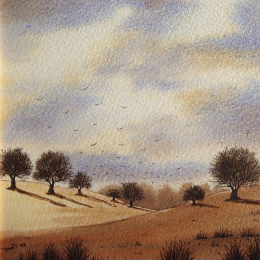 schilderachtig najaar landschap afbeelding origine koffiemok