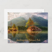 Schilderachtig nationaal park Berchtesgaden Briefkaart (Voorkant / Achterkant)