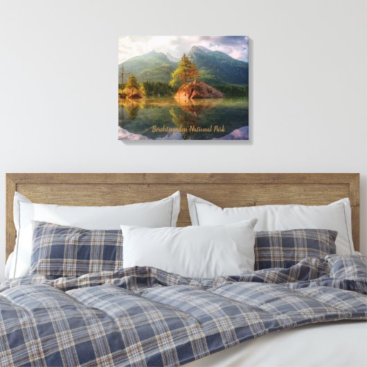 Schilderachtig nationaal park Berchtesgaden Canvas Afdruk (Insitu (Slaapkamer))