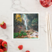 Schilderachtig Natuur Fantasy Waterfall Servet (Insitu)