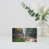 Schilderachtig Natuur Fantasy Waterfall Visitekaartje (Staand voorkant)