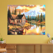 Schilderachtig Natuur Home Canvas Kunst (Insitu (Woonkamer))