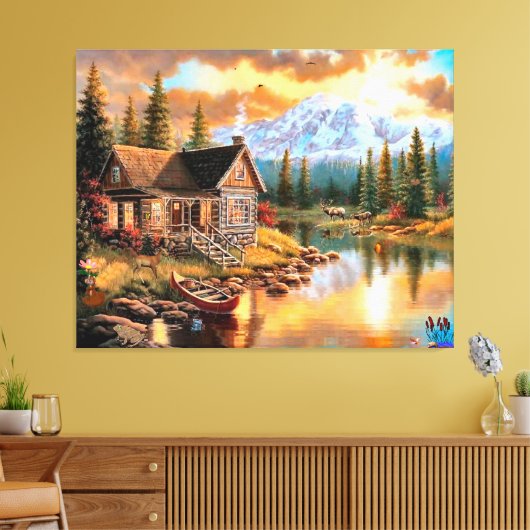 Schilderachtig Natuur Home Canvas Kunst (Insitu (Woonkamer))