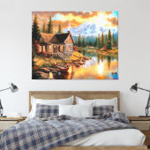 Schilderachtig Natuur Home Canvas Kunst (Insitu (Slaapkamer))