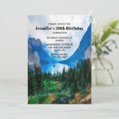 Schilderachtig Natuur in het Rustische landgebergt Kaart (Staand voorkant)