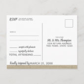 Schilderachtig Natuur Lake River Uitzicht bruiloft Uitnodiging Briefkaart (Achterkant)