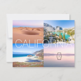 Schilderachtig Natuur landschap Californië Briefkaart