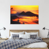 Schilderachtig Natuur Landschap Mountain Sunset Canvas Afdruk (Insitu (Slaapkamer))