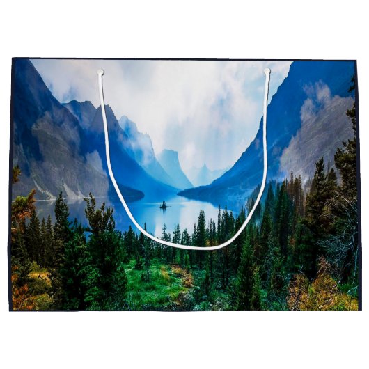 Schilderachtig Natuur voor de berggebieden in Rust Groot Cadeauzakje (Achterkant)