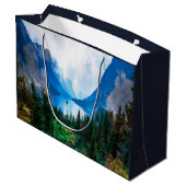 Schilderachtig Natuur voor de berggebieden in Rust Groot Cadeauzakje (Achterkant Gekanteld)