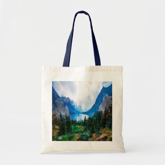 Schilderachtig Natuur voor de berggebieden in Rust Tote Bag (Voorkant)
